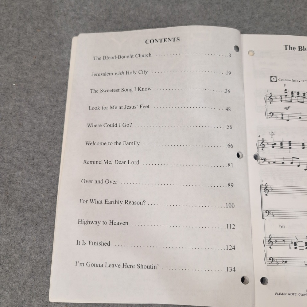 Ready to Sing Southern Gospel Volume 6 SATB Choral Book Russell Mauldin - Picture 3 of 3